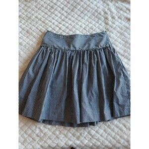 GAP Blue and White Stripe Cotton Skirt Size 6